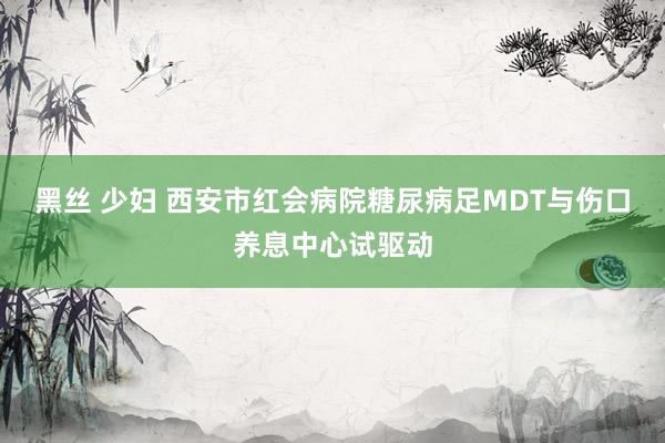 黑丝 少妇 西安市红会病院糖尿病足MDT与伤口养息中心试驱动