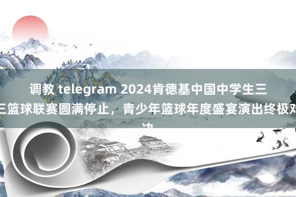 调教 telegram 2024肯德基中国中学生三对三篮球联赛圆满停止，青少年篮球年度盛宴演出终极对决