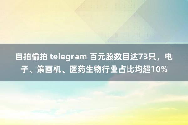 自拍偷拍 telegram 百元股数目达73只，电子、策画机、医药生物行业占比均超10%